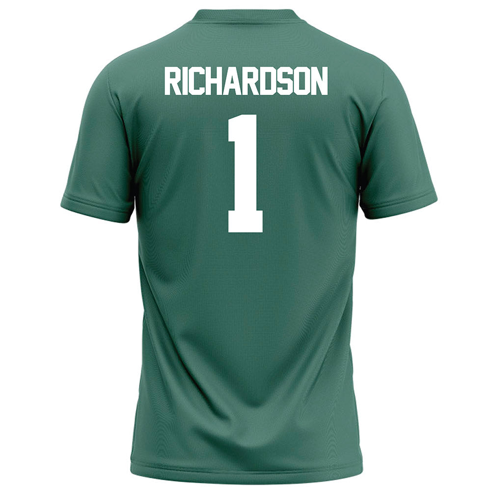 OKBU - NCAA Football : Jamion Richardson - Green Football Jersey-1