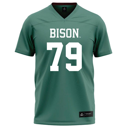 OKBU - NCAA Football : Brady Phillips - Green Football Jersey-0