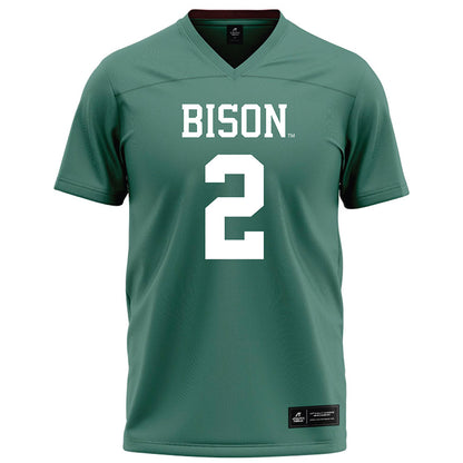 OKBU - NCAA Football : Eli Winter - Green Football Jersey-0