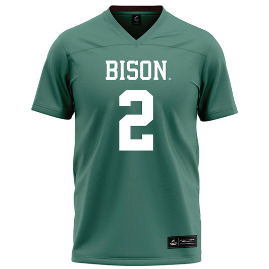 OKBU - NCAA Football : Eli Winter - Green Football Jersey-0