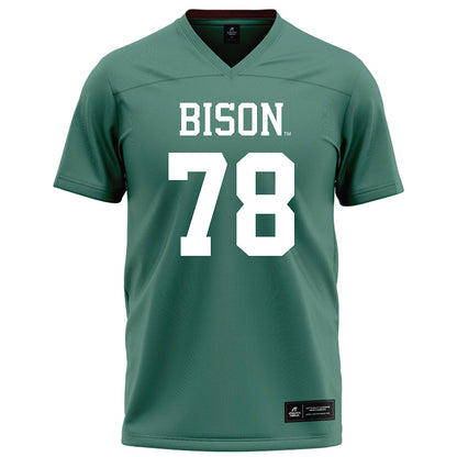 OKBU - NCAA Football : David Balderas - Green Football Jersey-0