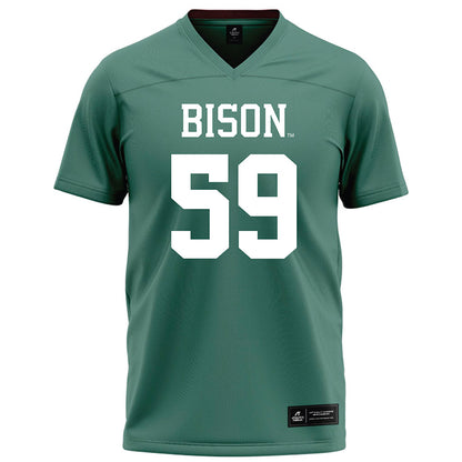 OKBU - NCAA Football : Robert Boysen - Green Football Jersey-0