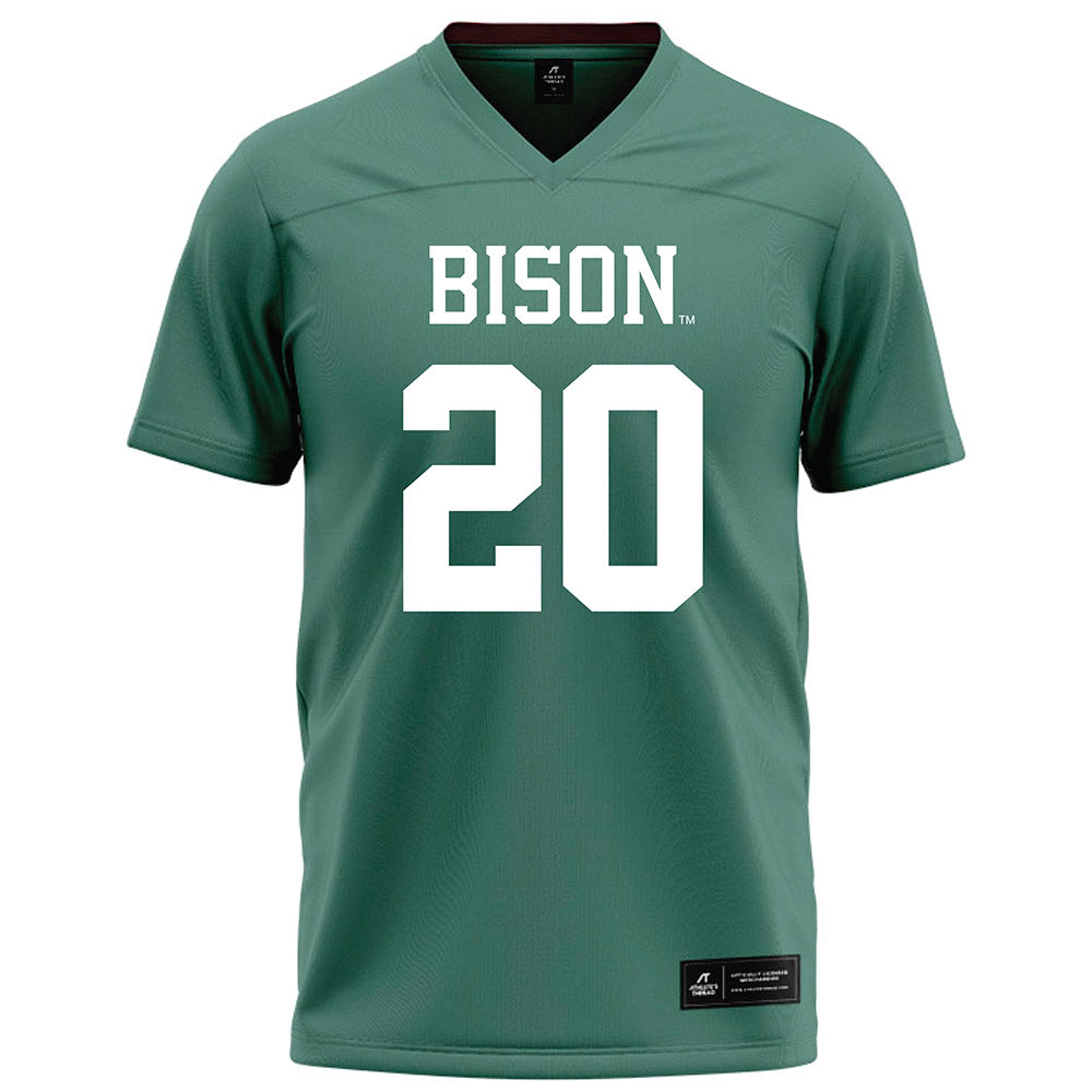 OKBU - NCAA Football : Xzavier Young - Green Football Jersey-0