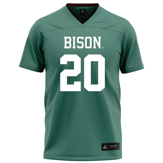 OKBU - NCAA Football : Xzavier Young - Green Football Jersey-0