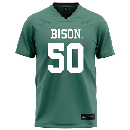 OKBU - NCAA Football : Landry Sattler - Green Football Jersey-0