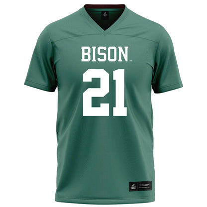 OKBU - NCAA Football : Edric Lambert - Green Football Jersey-0
