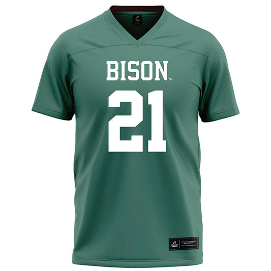 OKBU - NCAA Football : Edric Lambert - Green Football Jersey-0
