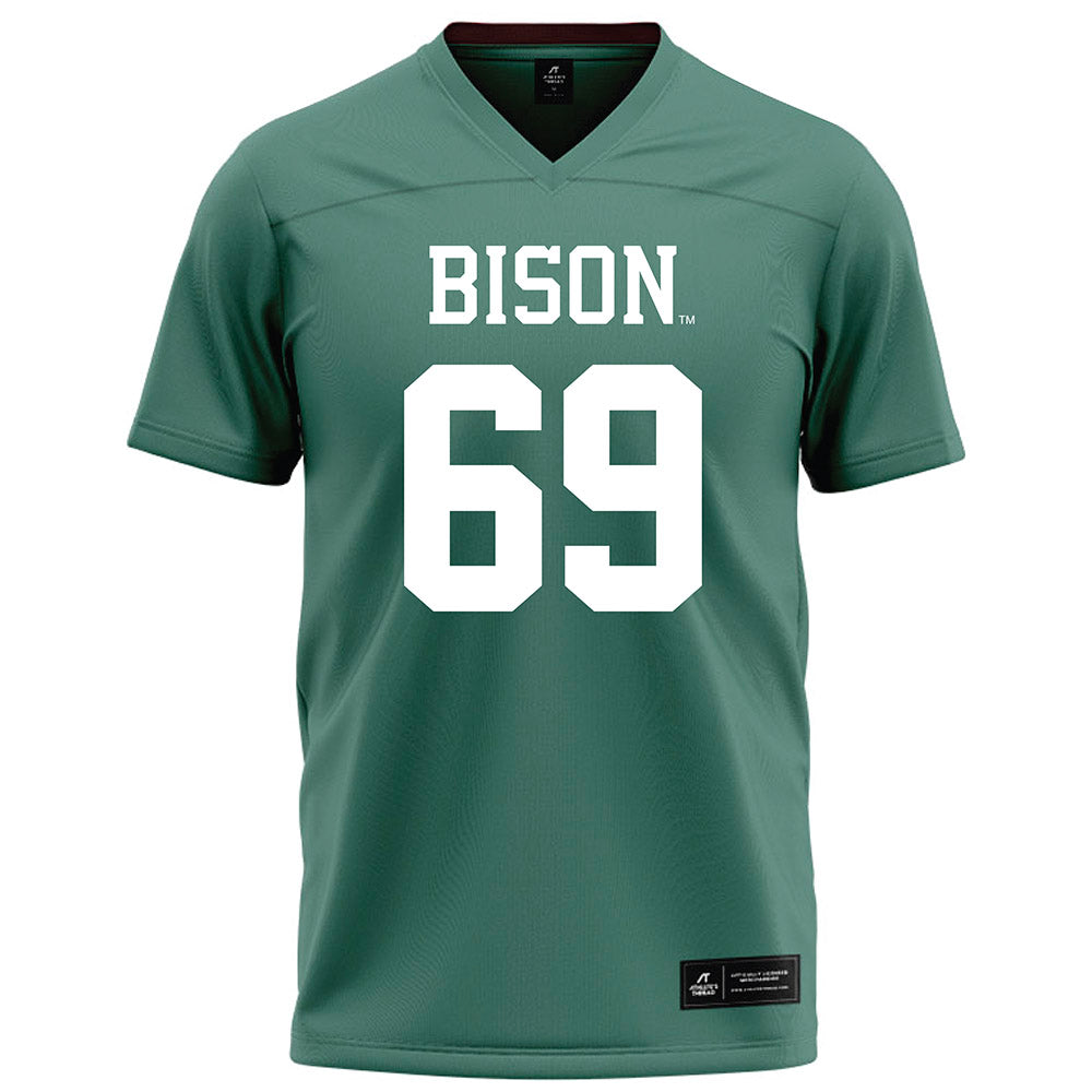 OKBU - NCAA Football : Morgan Cobb - Green Football Jersey-0