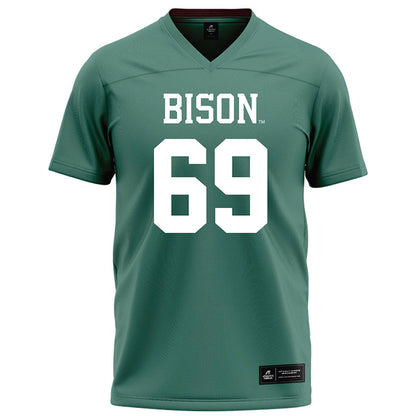 OKBU - NCAA Football : Morgan Cobb - Green Football Jersey-0