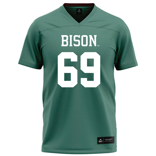 OKBU - NCAA Football : Morgan Cobb - Green Football Jersey-0