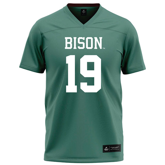 OKBU - NCAA Football : Robert Waters - Green Football Jersey-0