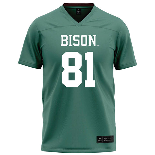 OKBU - NCAA Football : Kaden Morey - Green Football Jersey-0