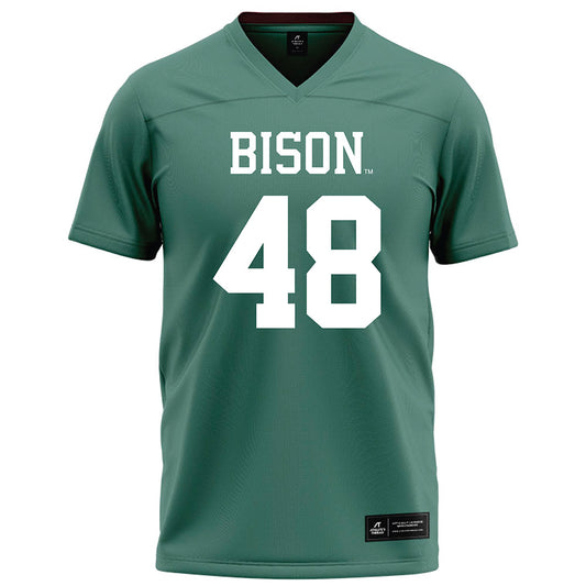 OKBU - NCAA Football : Morgan Cobb - Green Football Jersey-0