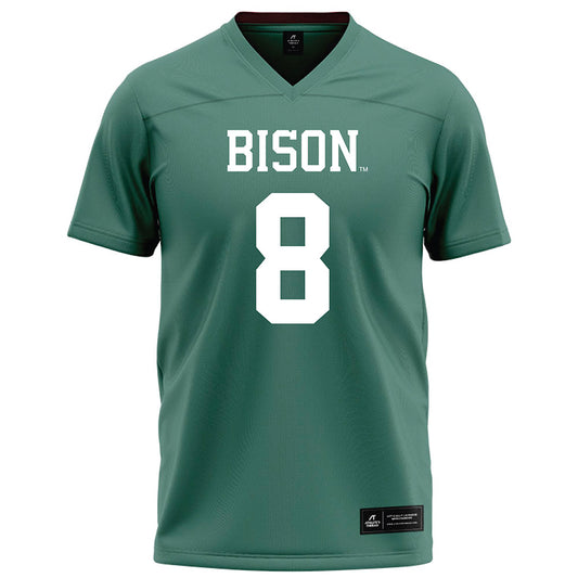 OKBU - NCAA Football : Jeremiah Morris - Green Football Jersey-0