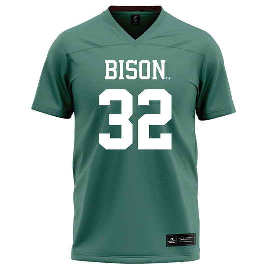 OKBU - NCAA Football : Sean Larry - Green Football Jersey-0