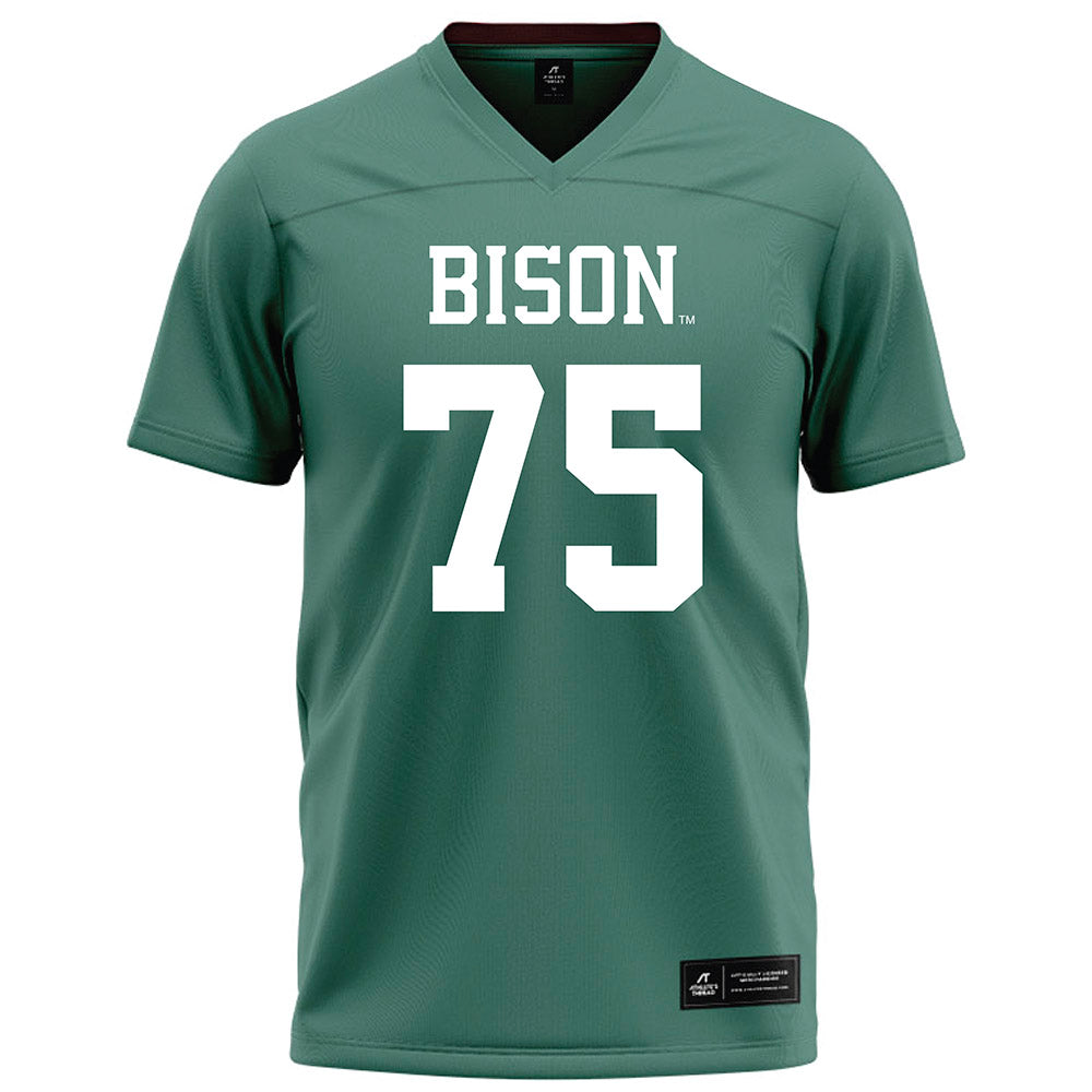 OKBU - NCAA Football : Brennan Gibson - Green Football Jersey-0