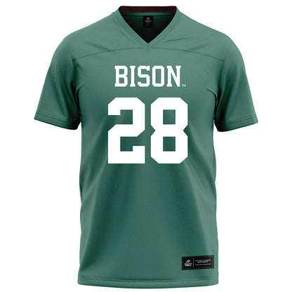 OKBU - NCAA Football : Luke Hodgins - Green Football Jersey-0