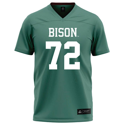 OKBU - NCAA Football : Brennan Gibson - Green Football Jersey-0