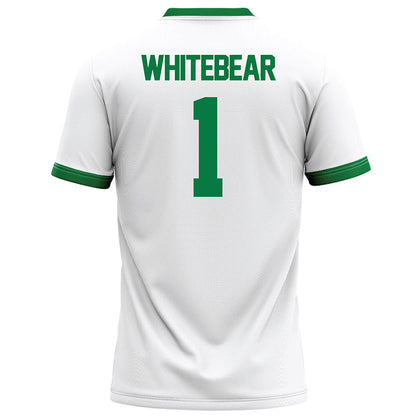 OKBU - NCAA Football : Charles Whitebear - White Football Jersey-1