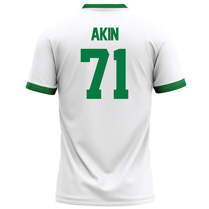 OKBU - NCAA Football : Owen Akin - White Football Jersey-1