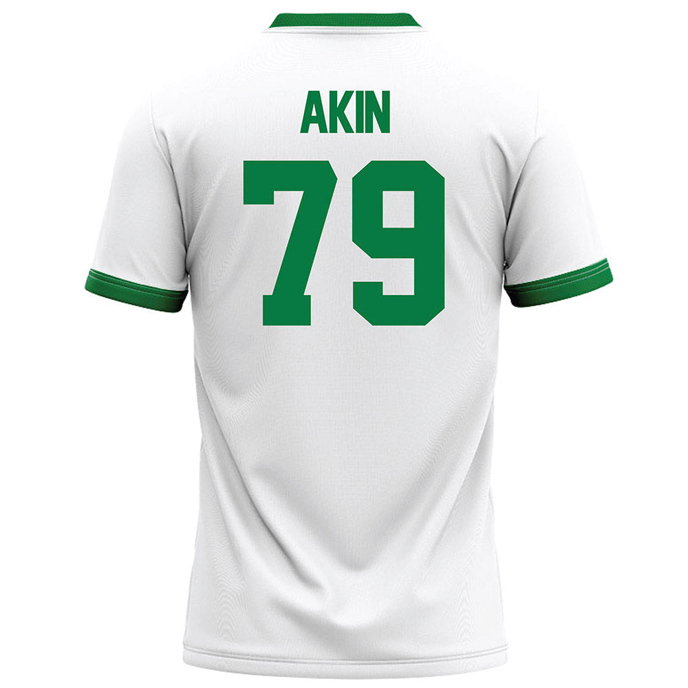 OKBU - NCAA Football : Owen Akin - White Football Jersey-1