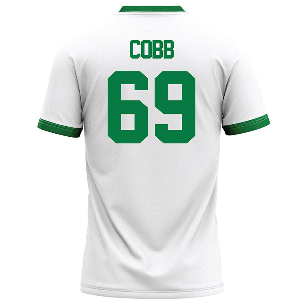 OKBU - NCAA Football : Morgan Cobb - White Football Jersey-1