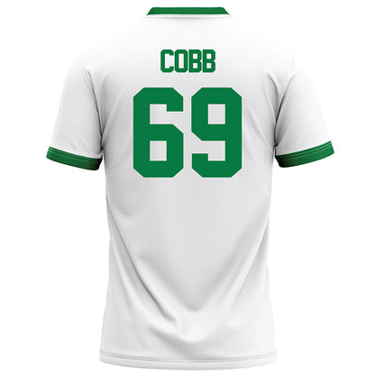 OKBU - NCAA Football : Morgan Cobb - White Football Jersey-1