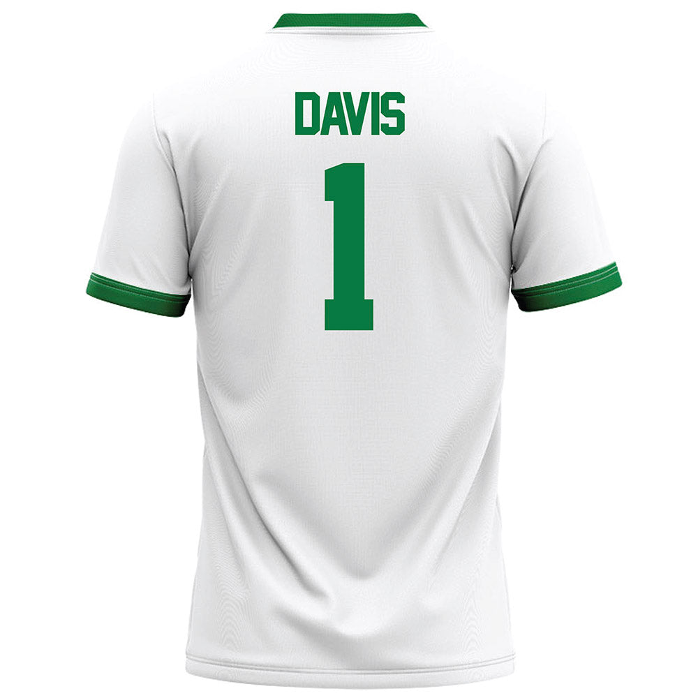 OKBU - NCAA Football : Xavier Davis - White Football Jersey-1