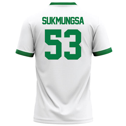 OKBU - NCAA Football : Andrew Sukmungsa - White Football Jersey-1