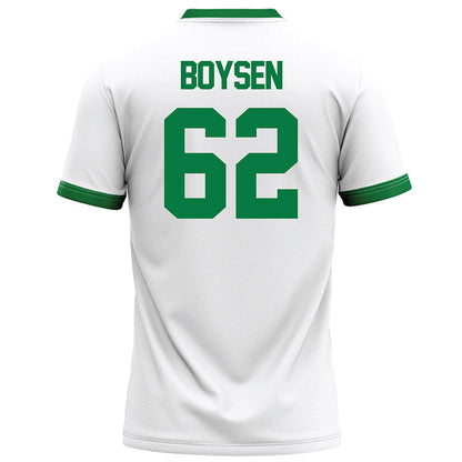 OKBU - NCAA Football : Robert Boysen - White Football Jersey-1