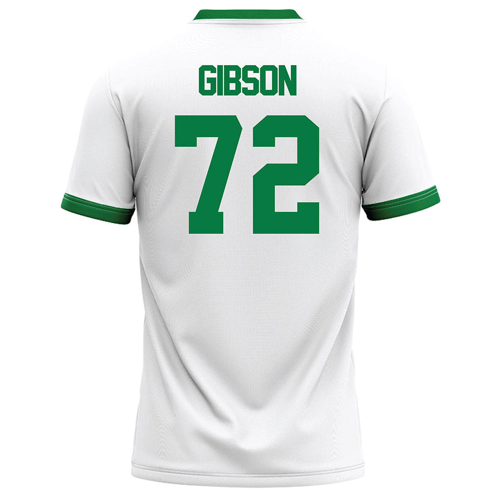 OKBU - NCAA Football : Brennan Gibson - White Football Jersey-1