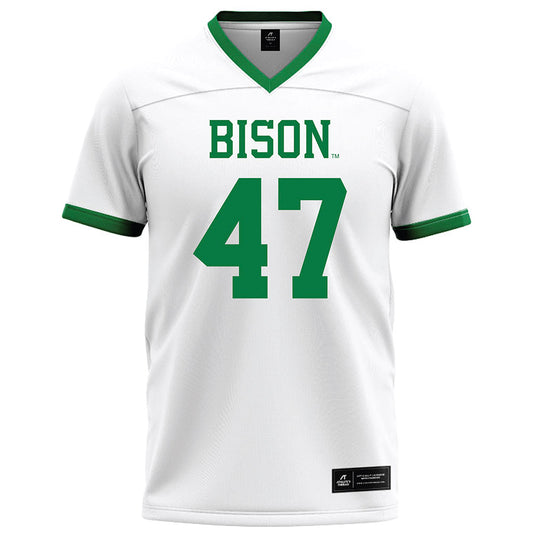 OKBU - NCAA Football : Jordan Garcia - White Football Jersey-0