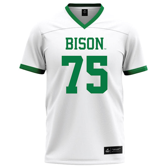 OKBU - NCAA Football : Brennan Gibson - White Football Jersey-0