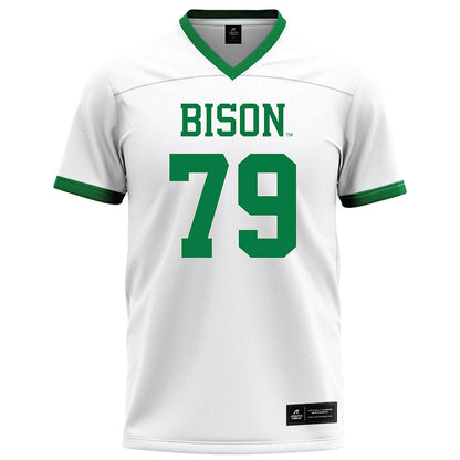 OKBU - NCAA Football : Owen Akin - White Football Jersey-0