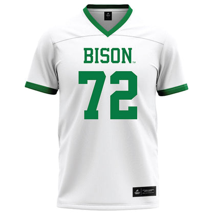 OKBU - NCAA Football : Brennan Gibson - White Football Jersey-0