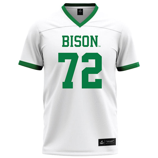 OKBU - NCAA Football : Brennan Gibson - White Football Jersey-0