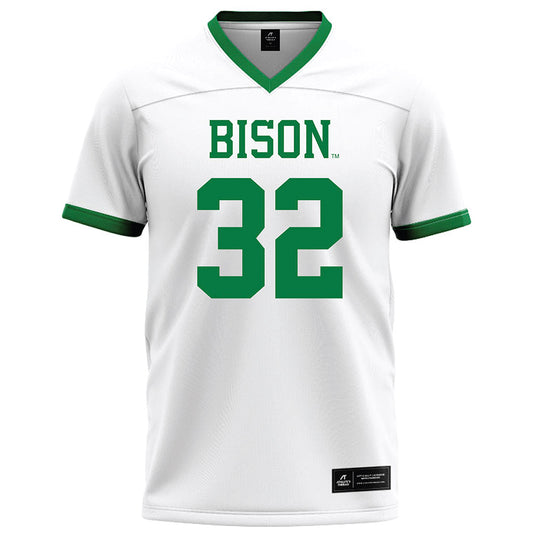 OKBU - NCAA Football : Sean Larry - White Football Jersey-0