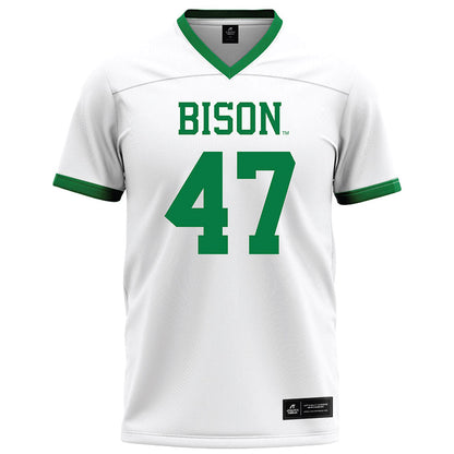 OKBU - NCAA Football : Jordan Garcia - White Football Jersey-0