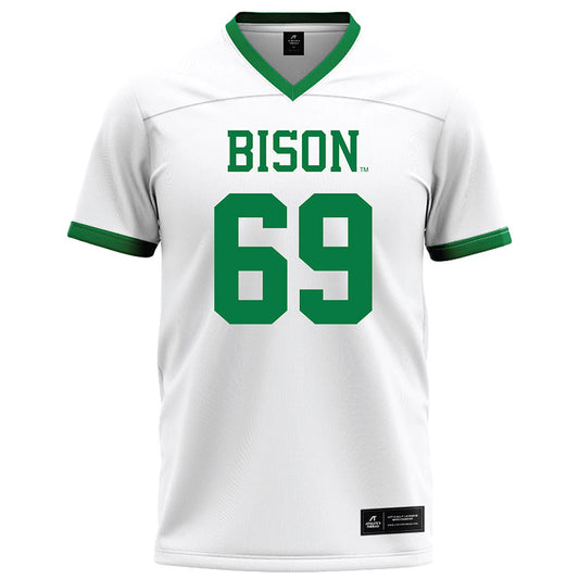 OKBU - NCAA Football : Morgan Cobb - White Football Jersey-0