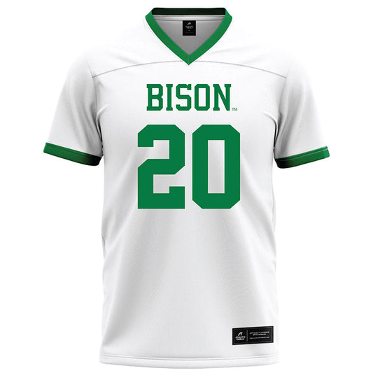 OKBU - NCAA Football : Xzavier Young - White Football Jersey-0