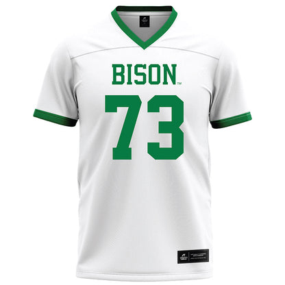OKBU - NCAA Football : Ian Harper - White Football Jersey-0
