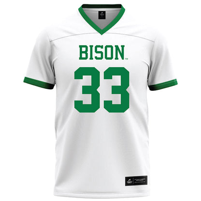 OKBU - NCAA Football : Haydn Thornton - White Football Jersey-0