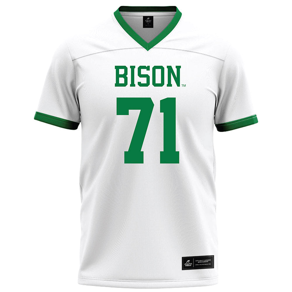 OKBU - NCAA Football : Owen Akin - White Football Jersey-0