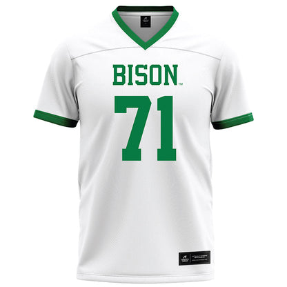OKBU - NCAA Football : Owen Akin - White Football Jersey-0