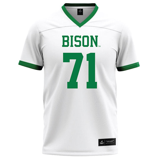 OKBU - NCAA Football : Owen Akin - White Football Jersey-0