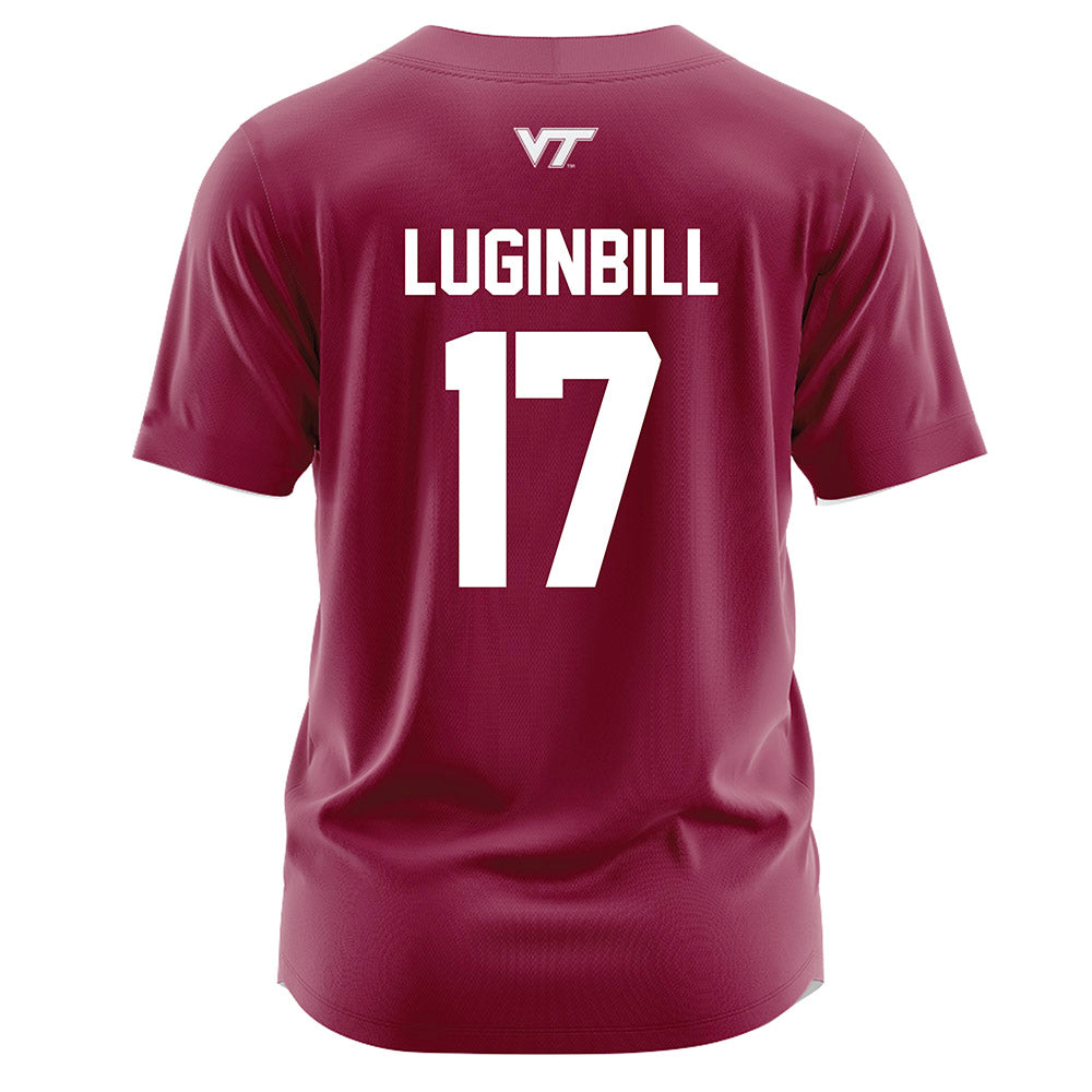 Virginia Tech - NCAA Softball : Haley Luginbill - Maroon Jersey-1