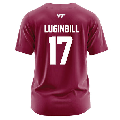 Virginia Tech - NCAA Softball : Haley Luginbill - Maroon Jersey-1