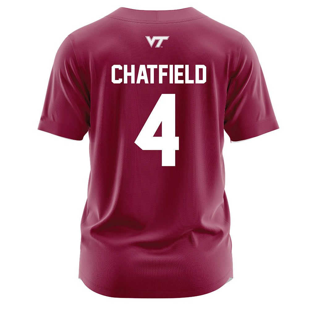 Virginia Tech - NCAA Softball : Michelle Chatfield - Maroon Jersey-1