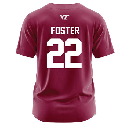 Virginia Tech - NCAA Softball : Addison Foster - Maroon Jersey-1