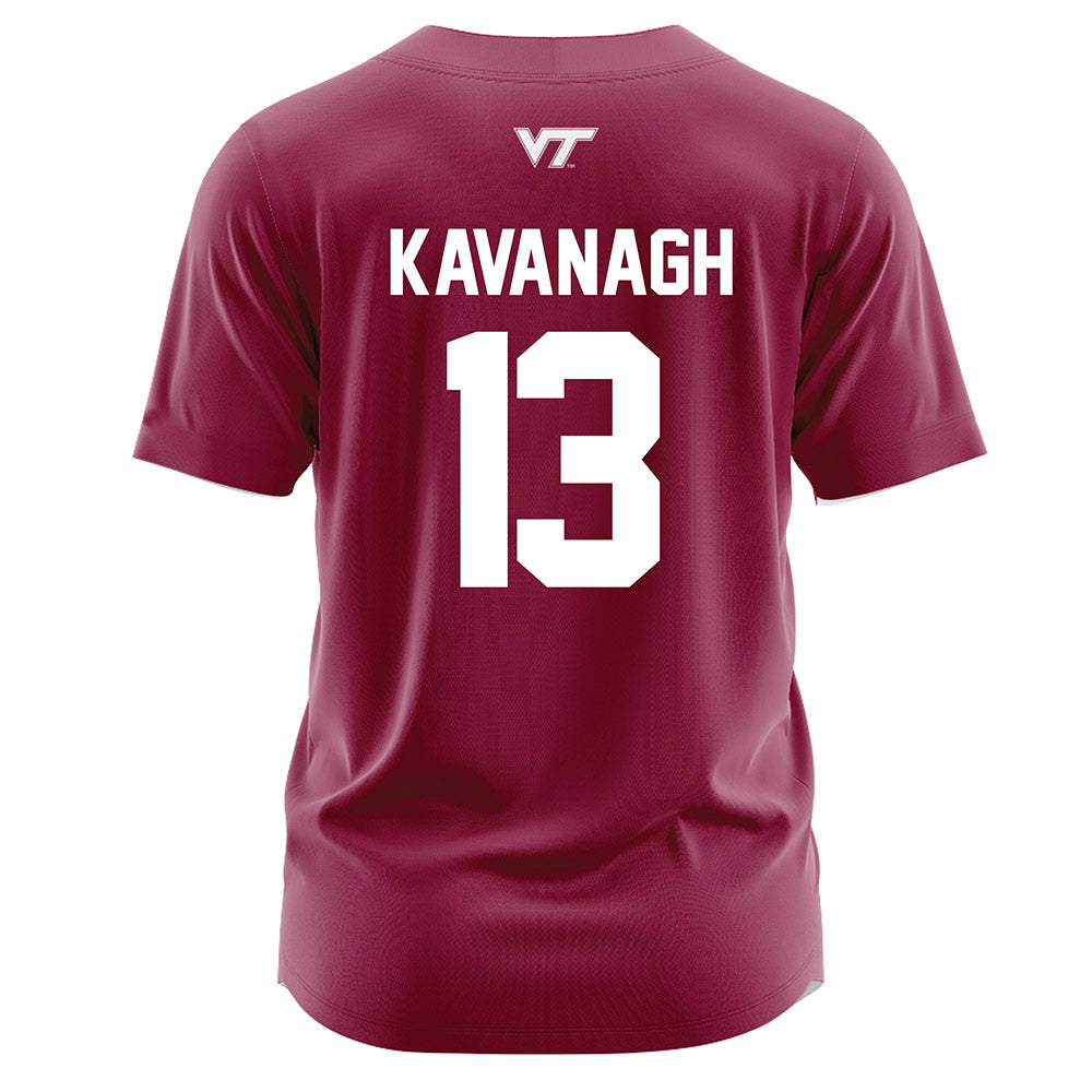 Virginia Tech - NCAA Softball : Emma Kavanagh - Maroon Jersey-1